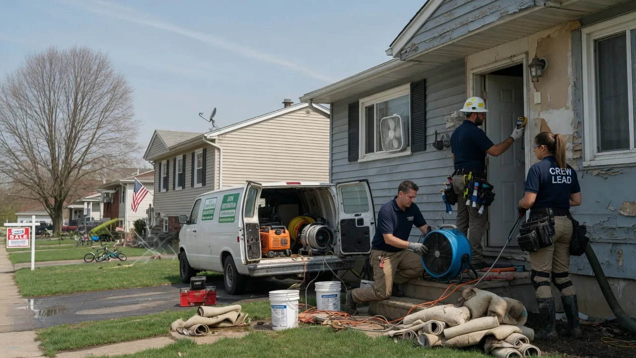 Flood Cleanup in Allen Park, MI near me