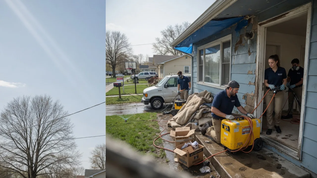 Basement Flood Cleanup in Allen Park, MI near me